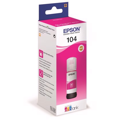 Epson T104 bottiglia di inchiostro Magenta EcoTank