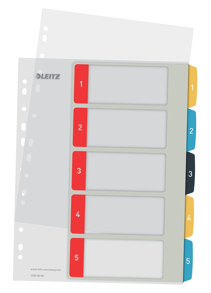 Leitz Registro stampabile PP A4+ 1-5 colori accoglienti