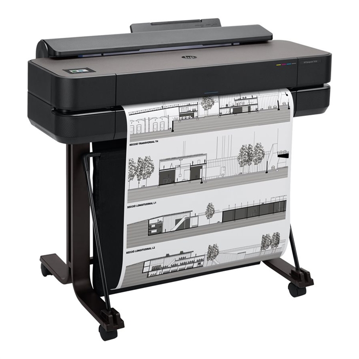 HP DesignJet T650 Plotter 24" + incl. 1 anno di servizio onsite