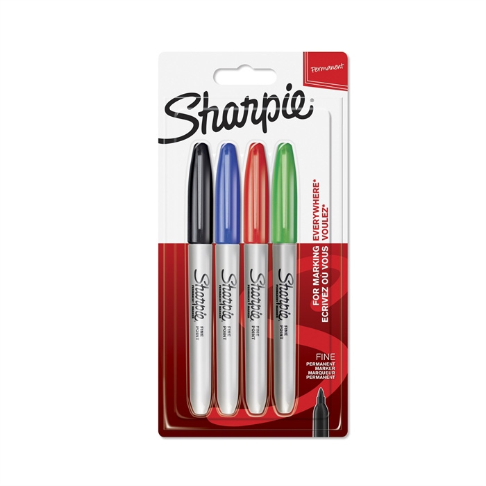 Sharpie Marker Fine Basic 1,0mm assortimento (4)