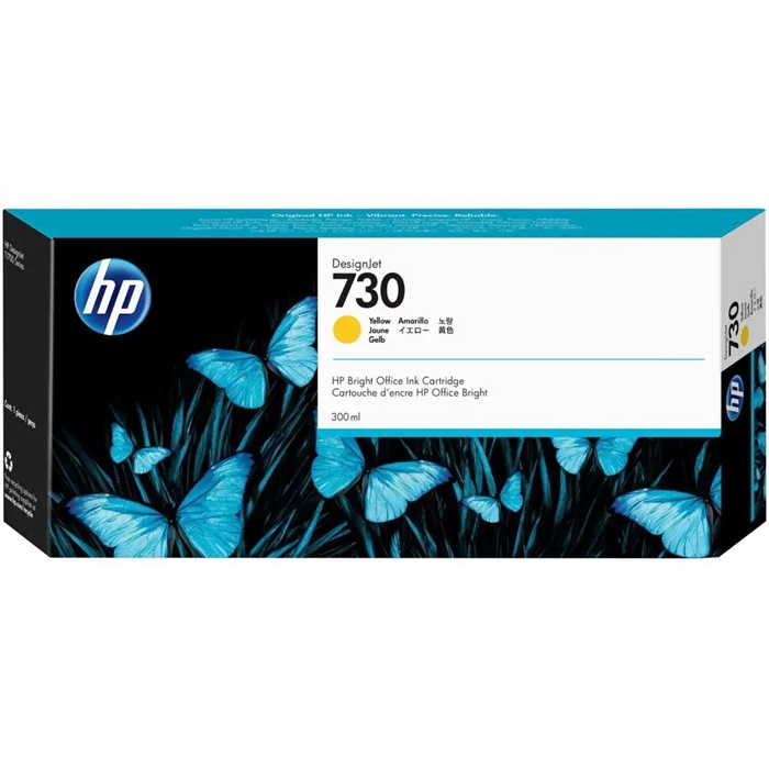 HP 730 Cartuccia d\'inchiostro DesignJet giallo da 300 ml