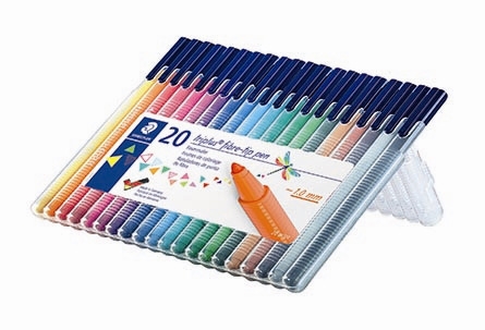 Staedtler Fiberpen Triplus Color 1.0mm set (20)