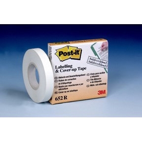 3M Refill nastro correttore Post-it 8mmx17m bianco