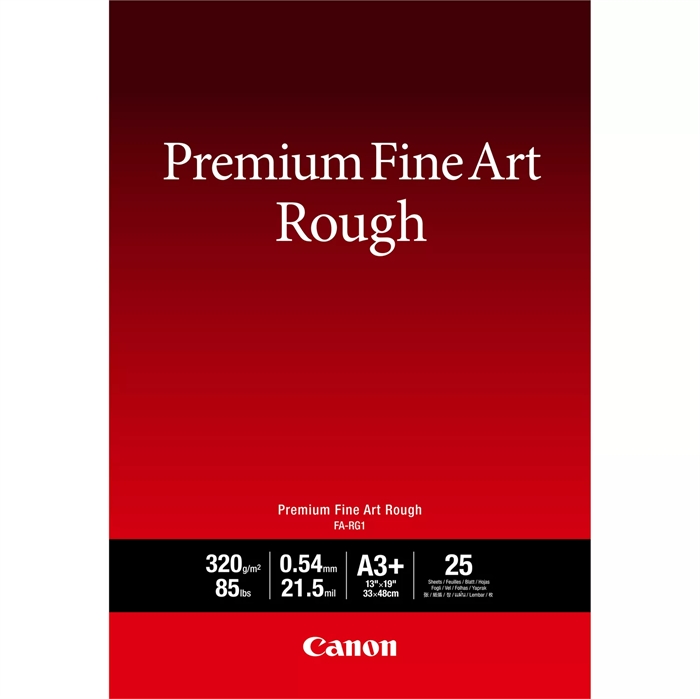 Canon Premium FineArt Rough - A3+, 25 fogli 