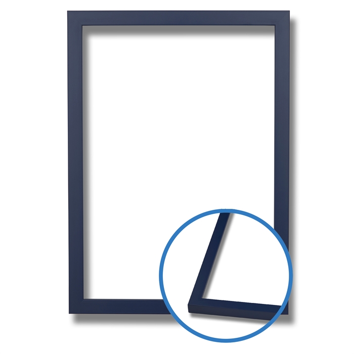 Foto e cornice per poster blu navy colorato