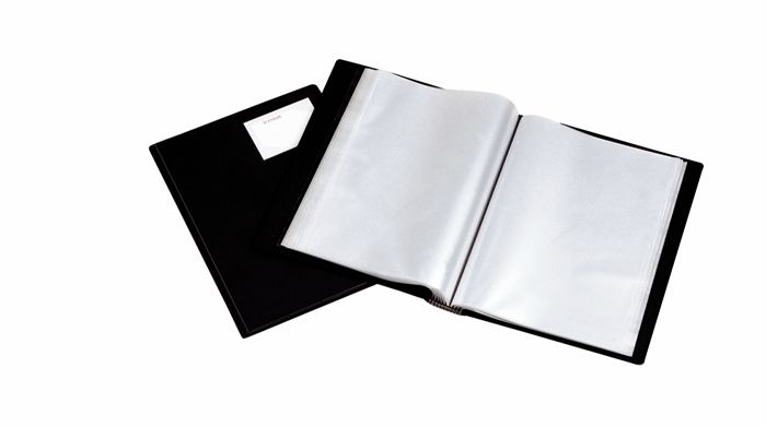 Esselte Displaybook con copertina rigida formato A4 24 tasche nero