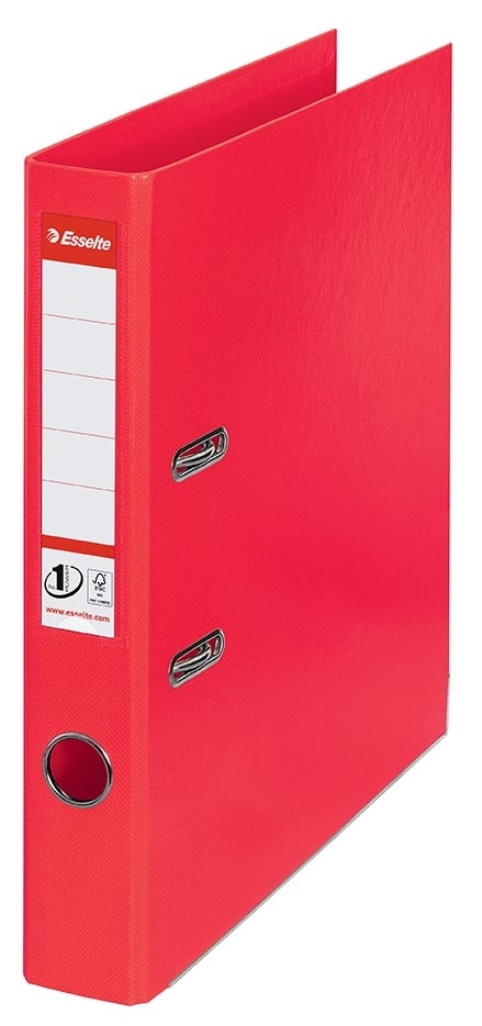 Esselte Brevordner No1 Vivida PP A4 50mm rosso