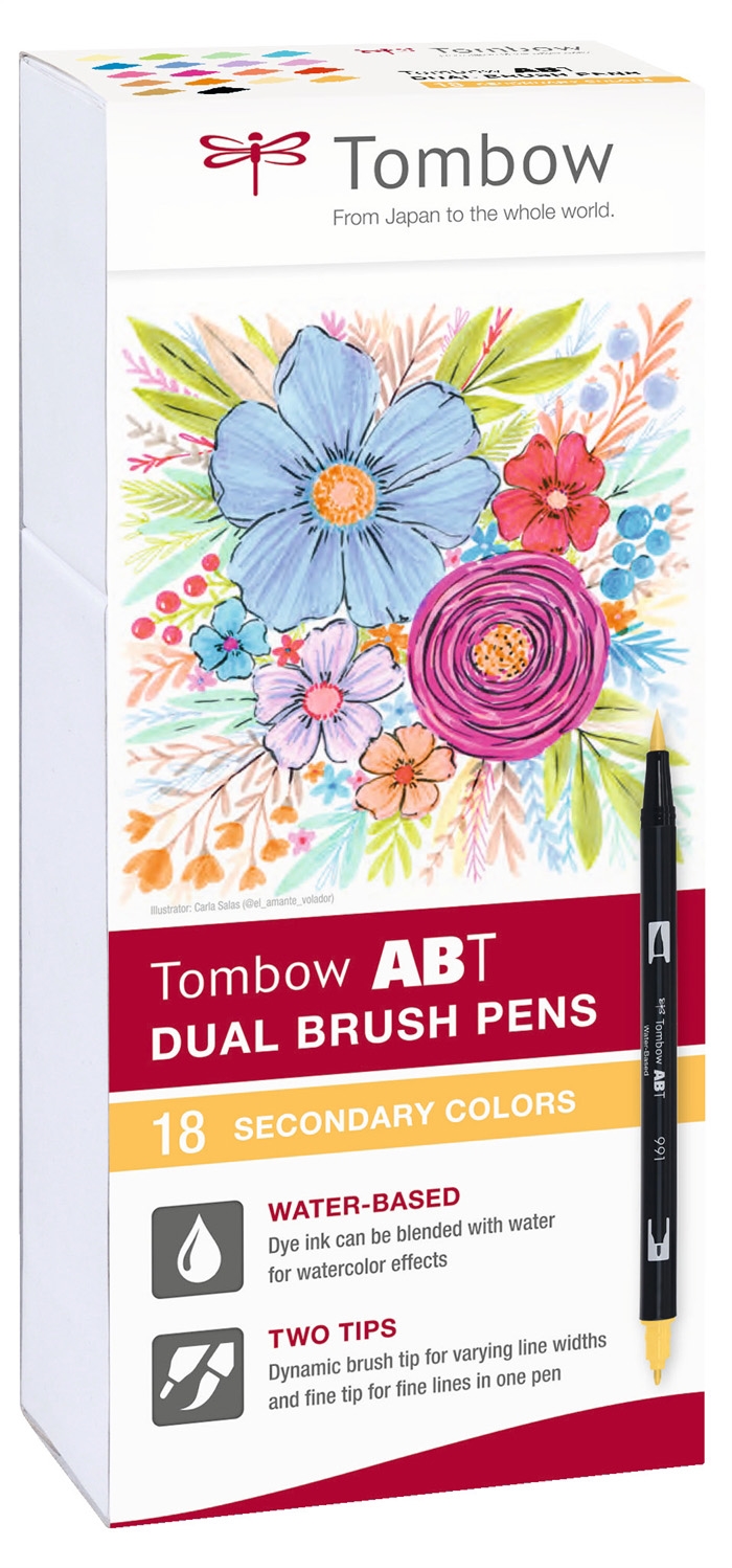 Tombow Marker ABT Dual Brush 18P-2 Basic 2 (18)