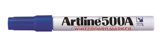 Artline Pennarello Lavagna Bianco 500A blu