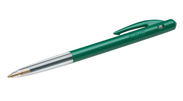 Bic penna a sfera M10 Clic M verde