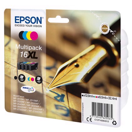 Epson T1636 Multipack 4 colori XL