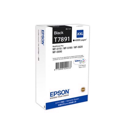 Cartuccia di inchiostro nero Epson T7891 XXL