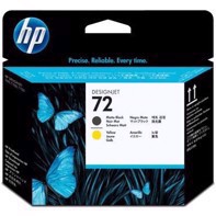 HP 72 Printhoved Matte Black e Giallo