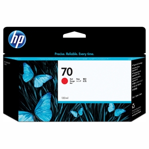 HP 70 - Cartuccia d'inchiostro rossa da 130 ml.