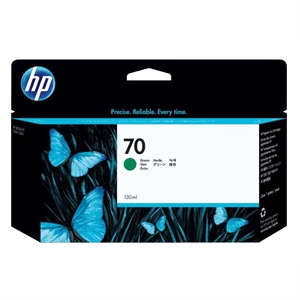 HP 70 - Cartuccia d'inchiostro verde da 130 ml