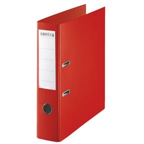 Esselte Brevordner con barra in metallo PP formato A4 75mm rosso