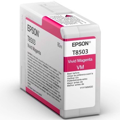 Epson Vivid Magenta 80 ml cartuccia d\'inchiostro T8503 - Epson SureColor P800