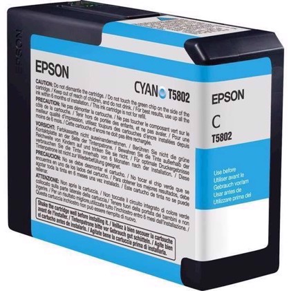 Epson Cyan 80 ml cartuccia di inchiostro T5802 - Epson Pro 3800 e 3880