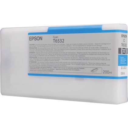 Epson Cyan T6532 - Cartuccia di inchiostro da 200 ml per Epson Pro 4900