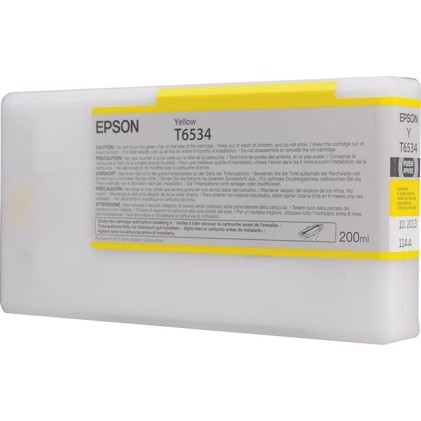 Epson Yellow T6534 - Cartuccia di inchiostro da 200 ml per Epson Pro 4900