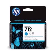 HP 712 Cartuccia di inchiostro DesignJet Cyan da 29 ml