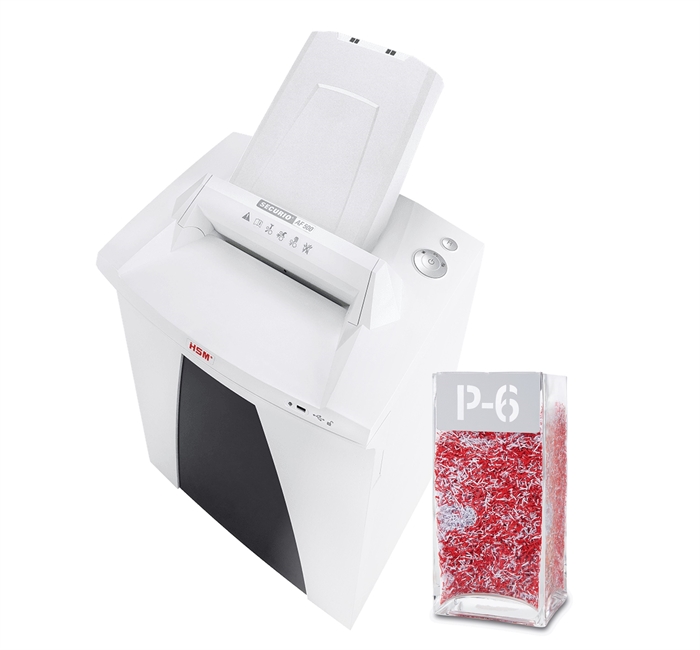 HSM Securio trituratore AF500 Auto P6 0,78x11 confetti