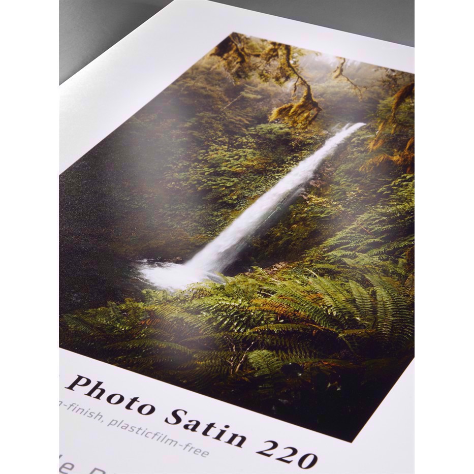 Intro Kit Hahnemühle Sustainable Photo Satin 220 g/m² - A4, 3 types x 3 fogli 