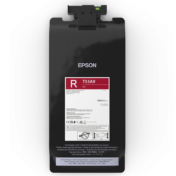 Epson sacco d\'inchiostro rosso da 1600 ml - T53A9