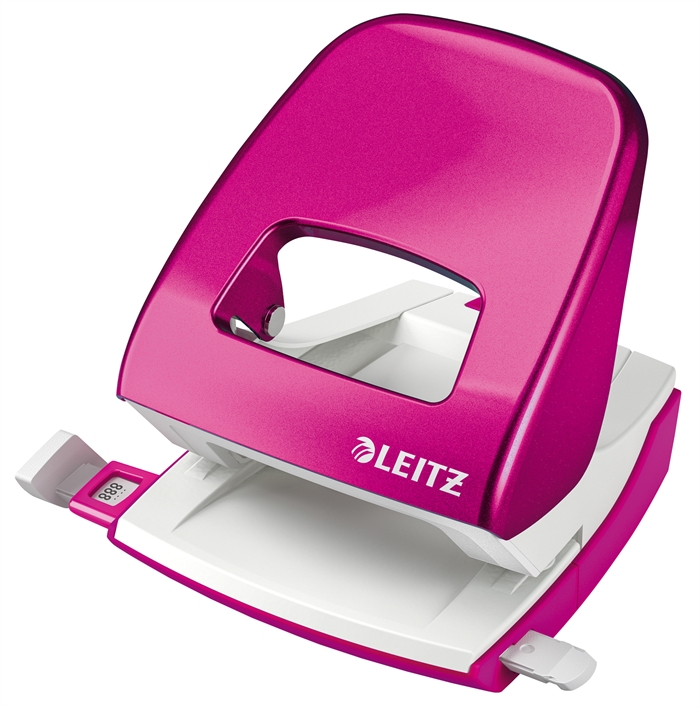 Leitz Hulapparat 5008 WOW 2-fori per 30 fogli rosa