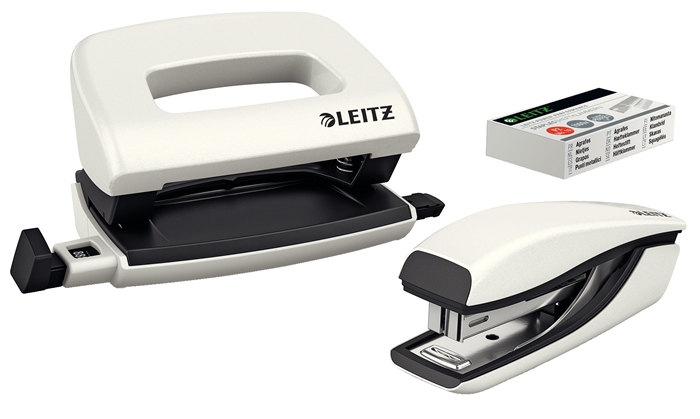 Leitz Macchina da cucire & perforatrice Mini WOW bianca