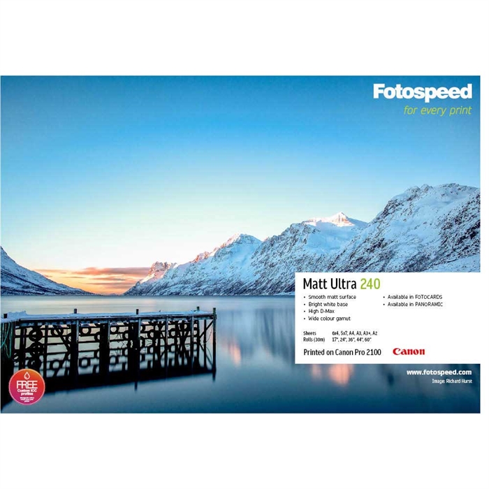 Fotospeed Matt Ultra 240 g/m² - 17" x 30 metri 