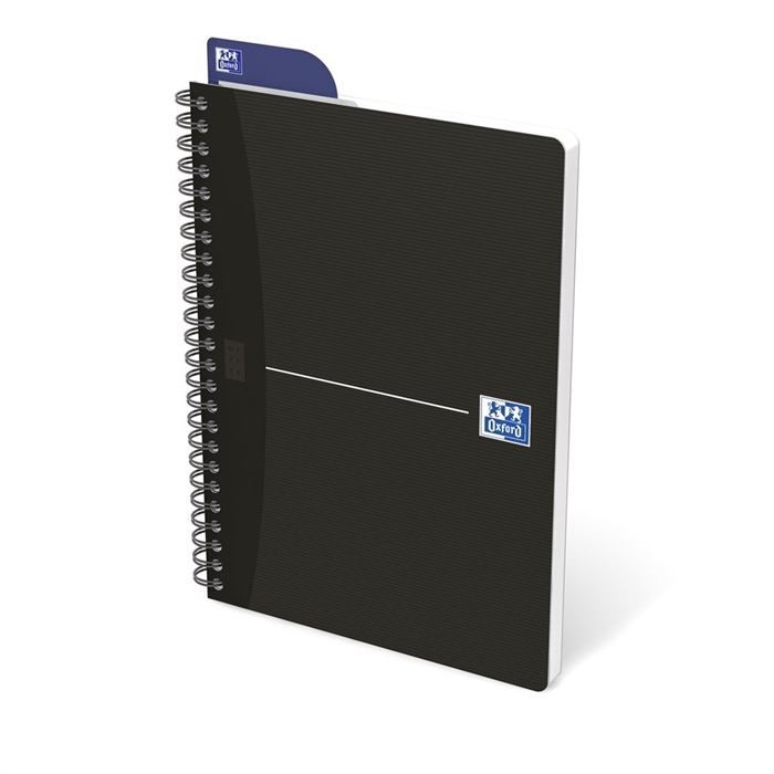 Oxford Smart quaderno A5 a righe 90 fogli 90g nero.