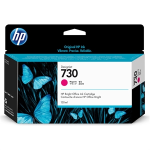 HP 730 cartuccia inchiostro DesignJet Magenta da 130 ml.