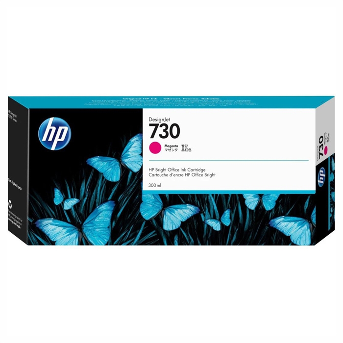 HP 730 cartuccia di inchiostro DesignJet magenta da 300 ml