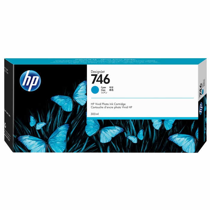 HP 746 Cartuccia di inchiostro ciano da 300 ml per DesignJet