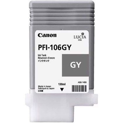 Canon Grigio PFI-106GY - Cartuccia di inchiostro da 130 ml