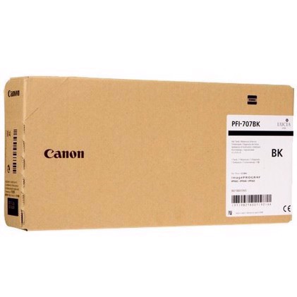 Canon Black PFI-707BK - Cartuccia di inchiostro da 700 ml.