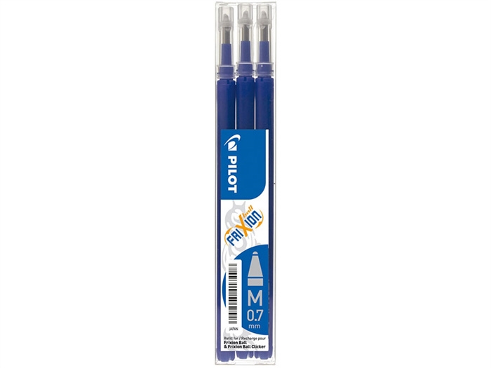 Pilot Frixion Clicker 0,7 ricarica blu (3)