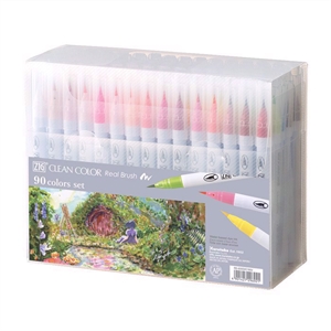 ZIG Clean Color Set di Pennelli Penna con 90 pezzi