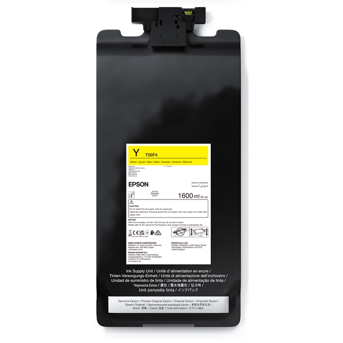 Epson Yellow T56F4 -  Sacca di inchiostro da 1600 ml