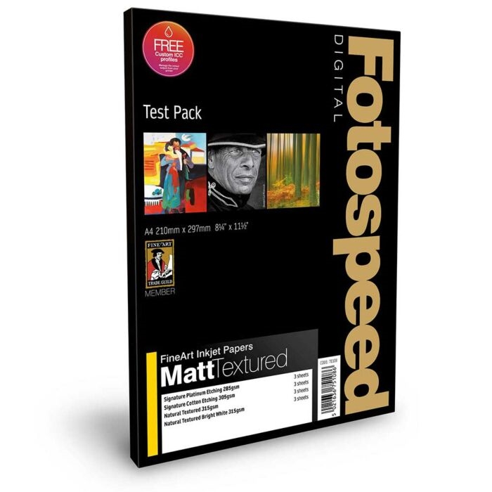 Fotospeed Fine Art Matt Textured - A4, 12 fogli 