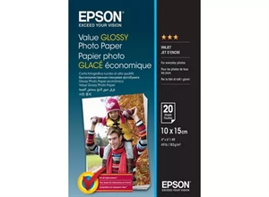 Epson Carta Fotografica Lucida Value 183 g/m2 - 10x15cm - 20 fogli