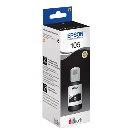 Epson T105 EcoTank Bottiglia di inchiostro nero