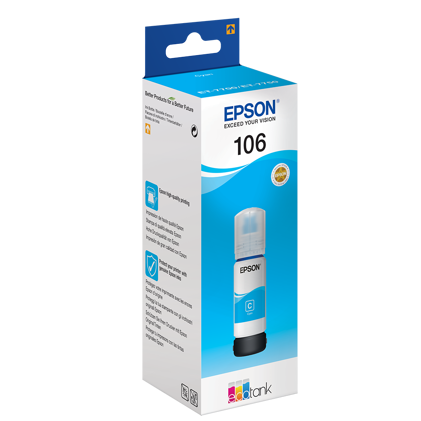 Epson T106 EcoTank Flacone di inchiostro ciano