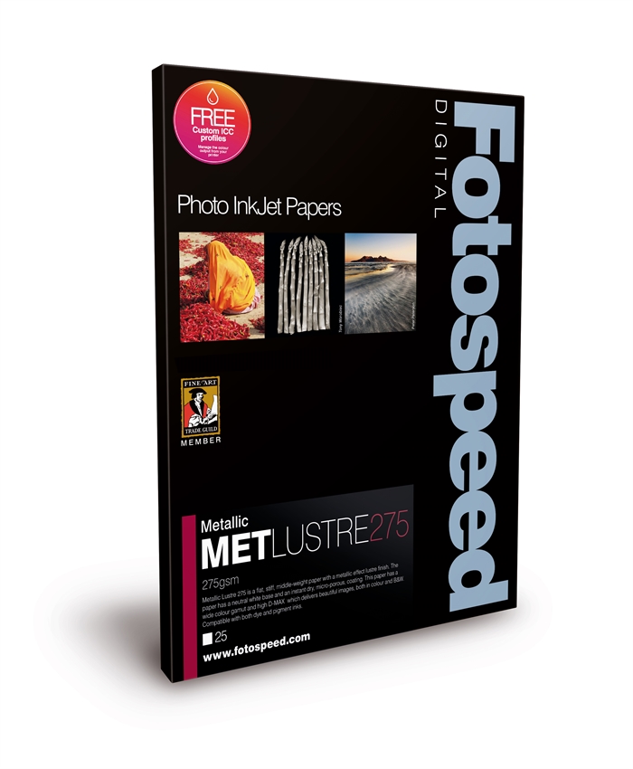 Fotospeed Metallic Lustre 275 g/m² - A3, 25 fogli 